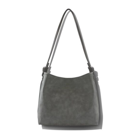 NEW … 8 OTHER REASONS “Betsy” Slouch Tote In Stone - Picture 3 of 8
